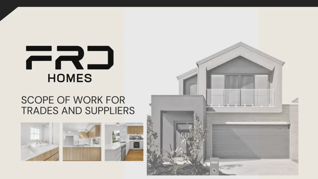 FRD Homes Scope of Works