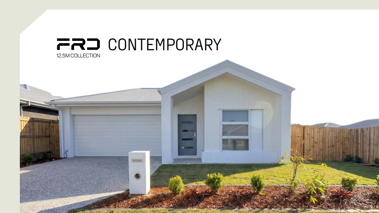 Contemporary designs for 12.5 m lots